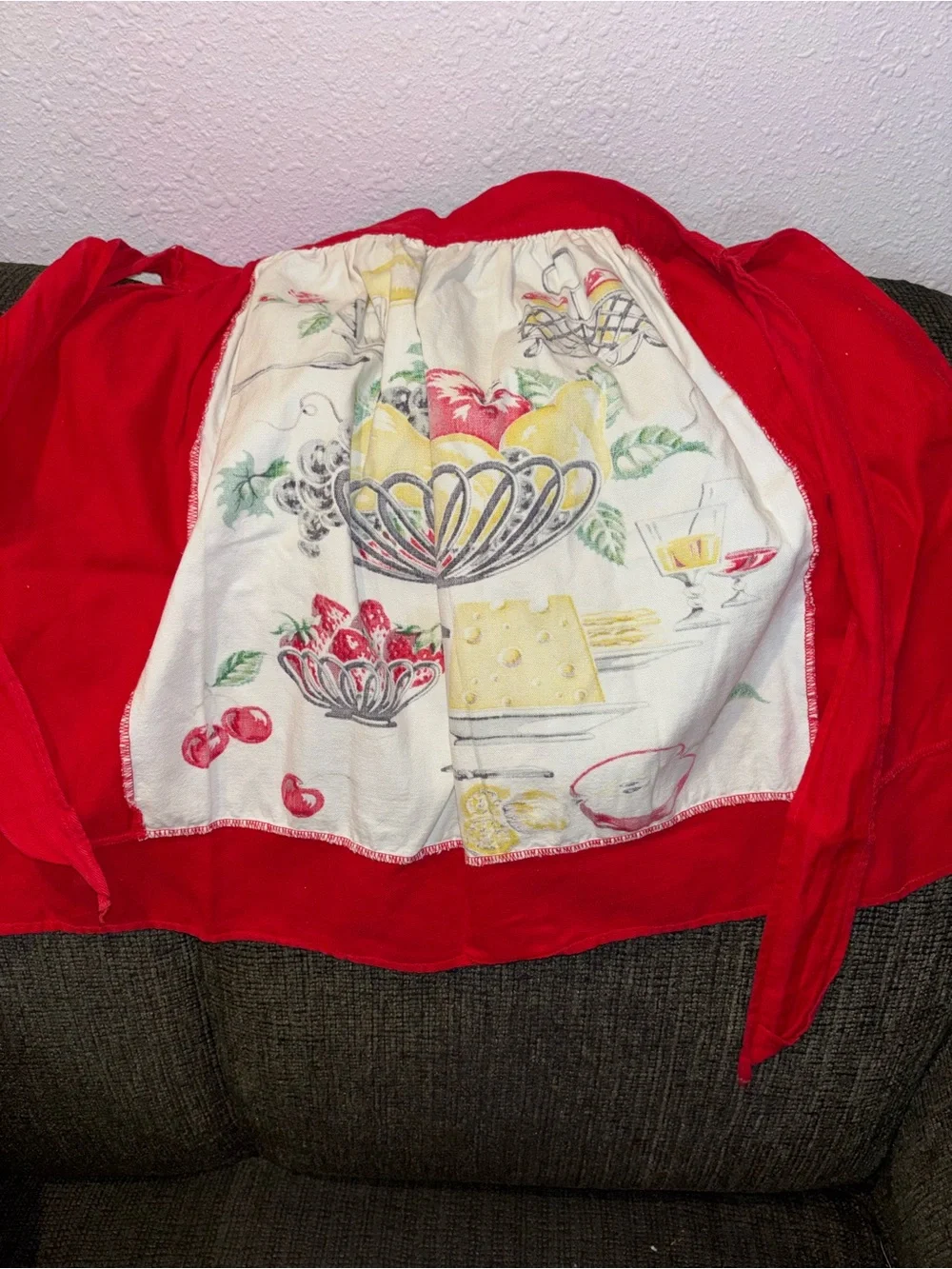 Handcrafted beautiful era apron